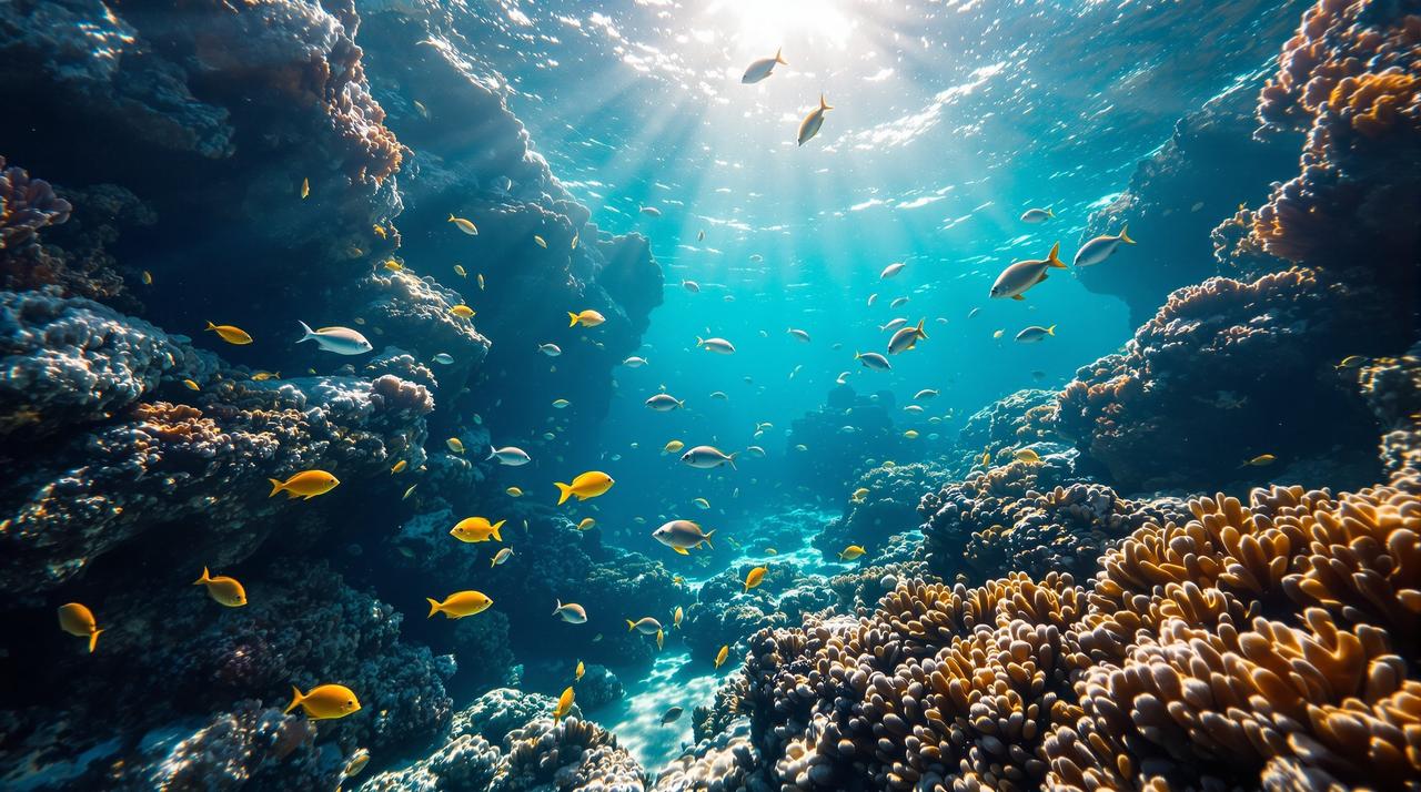 美女污污视频4K：太平洋珊瑚礁——海底花园